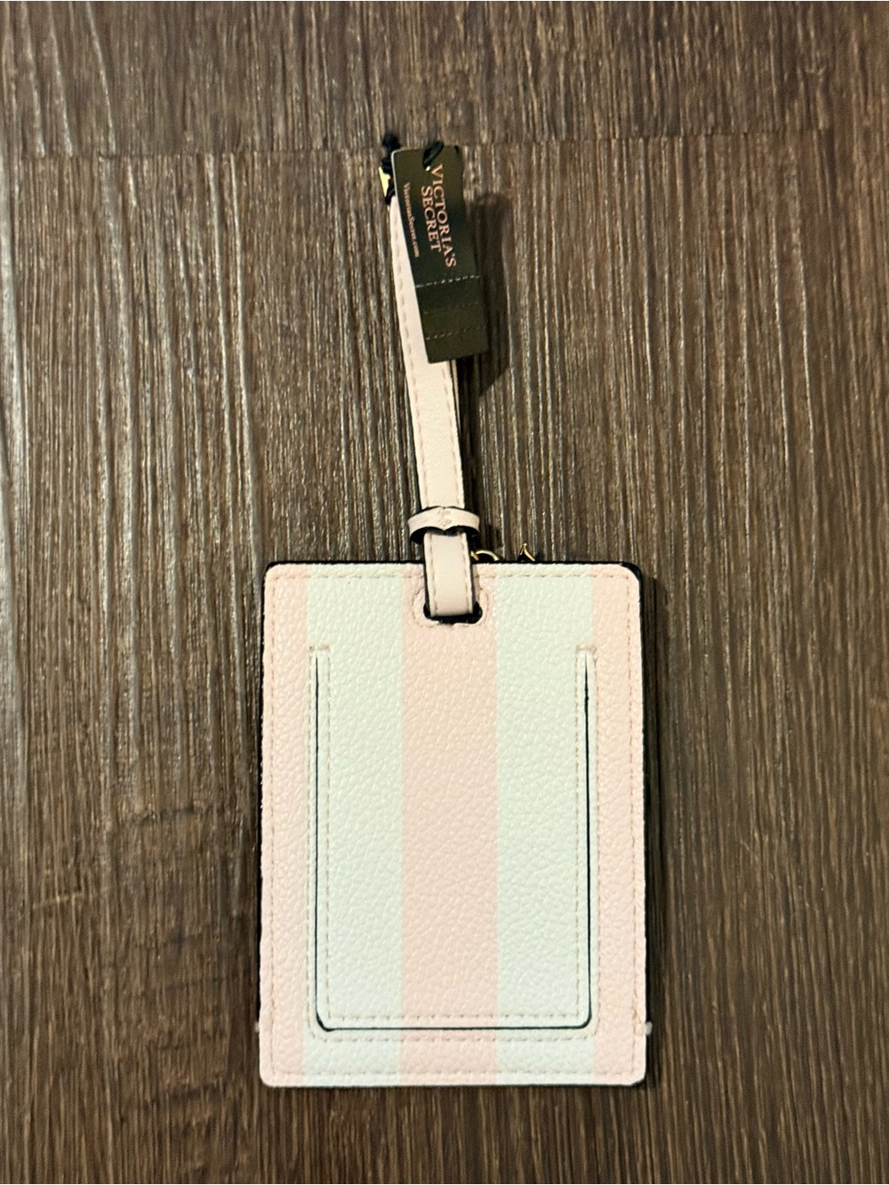 Victoria's Secret Pastel Pink & White Mrs. Luggage Tag - Picture 3 of 4